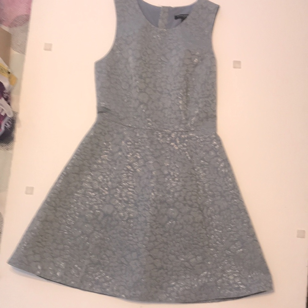 Banana republic gray dress with shimmer size 2 NWT